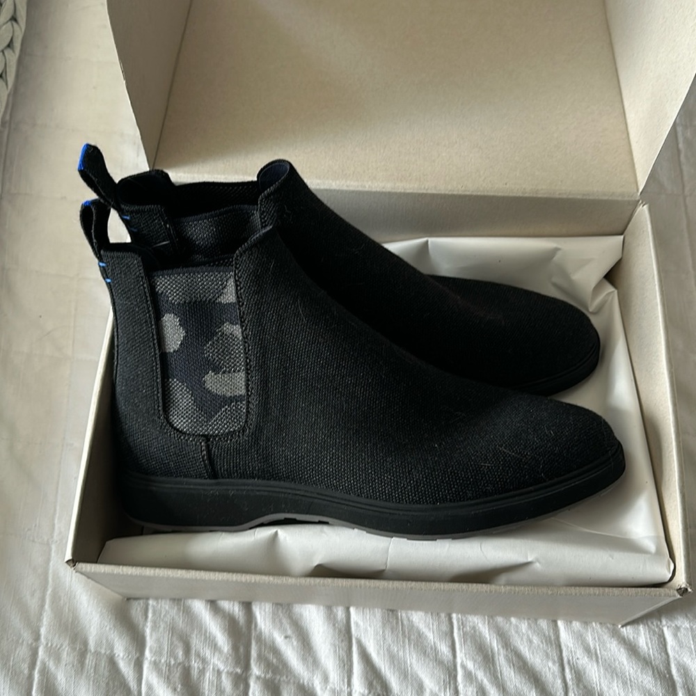 Brand New Rothy Black Chelsea Boots